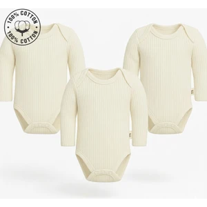 3 Lü Premium Set Prematüre/yenidoğan %100 Pamuk Çıtçıtlı Body Kız Erkek Unisex Zıbın