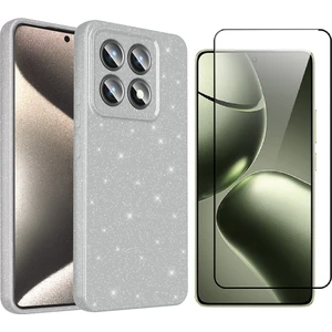 Xiaomi 14T Kılıf Kamera Korumalı Simli Lüks Zore Koton Kapak + Temperli Cam Ekran Koruyucu