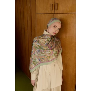 Winter Bloom Hint Ipek Şal 5014