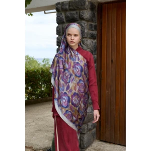 Winter Bloom Hint Ipek Şal 5014