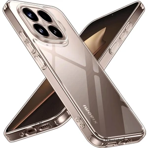 M.TK Moveteck Xiaomi Mi 15T Pro Kılıf Kamera Çıkıntılı Korumalı Yumuşak Şeffaf Renksiz Silikon Kapak