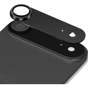 M.TK Moveteck Apple iPhone 17 Air Uyumlu Kamera Lens Koruyucu Metal Çerceveli Tam Kaplar Koruyucu Cam