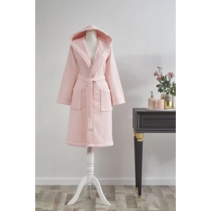 Ekoseli Kapüşonlu Çocuk Bornozu