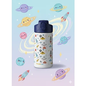 500ML Çocuk Desenli Su Matarası | Pipetli | Paslanmaz Çelik| Bpa Free | Sızdırmaz Kapaklı