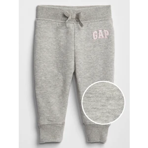 Kız Bebek Koyu Gri Gap Logo Fleece Eşofman Altı