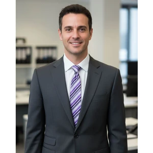 1001 Kravat Lila Çizgili 8 cm Genişliğinde Klasik Kravat