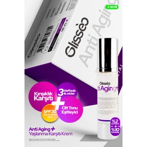 Anti Aging %2 Saf Retinol % 10 Seramid Ton Dengeleyici ve Kırışık Karşıtı Spf30 Güneş Kremli Yüz Kremi 50 ml