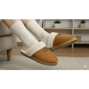 papucumun dünyası Kadın Ev Terliği Kışlık Terlik Çeyiz Bohça Misafir Terliği