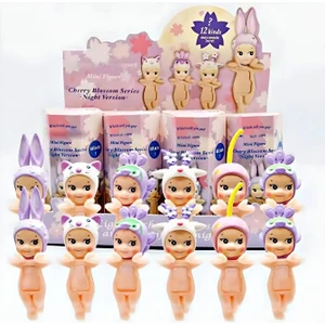 Sonny Angel Mor Cherry Blossom Lighted Night Edition Koleksiyon Figür Tekli
