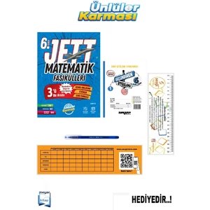 Ünlüler Karması Ünlüler 6.sınıf Jett Matematik Fasikülleri (Güncel Baskı)...hediyeli