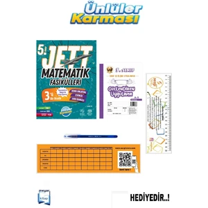 Ünlüler Karması Ünlüler 5.sınıf Jett Matematik Fasikülleri (Güncel Baskı)...hediyeli
