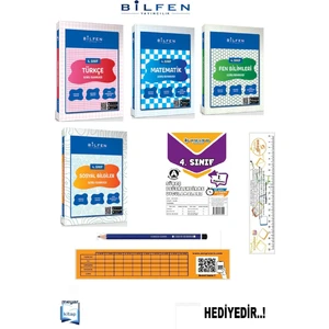 Bilfen Yayıncılık Bilfen 4.sınıf Tüm Dersler Soru Bankaları(Türkçe-Matematik-Fen Bilimleri-Sosyal)...hediyeli