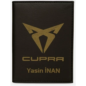 Isme Özel Araba Logo Baskılı Hediyelik Oto Motor Ruhsat Kılıf Kabı Cüzdan