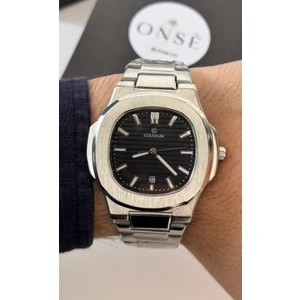 Eşref Tek Model Coliseum Çelik Saat Aktif Takvim Su Gçmz