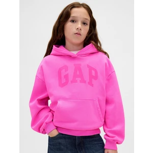 Kız Çocuk Pembe Gap Logo Sweatshirt