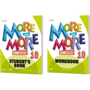 Kurmay Yayınları Kurmay 10. Sınıf More & More Students Book & Workbook (Pack)