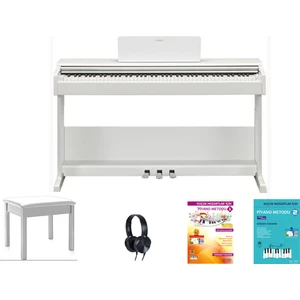 YDP105WH Beyaz Dijital Piyano Seti (Tabure,kulaklık,ödüllü Piyano Metodları)