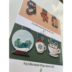 Tiny Stories TR Mıknatıslı Kitap Ayracı - Yılbaşı, Kış Temalı