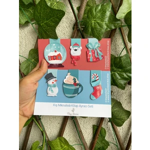 Tiny Stories TR Mıknatıslı Kitap Ayracı - Yılbaşı - Kış Temalı