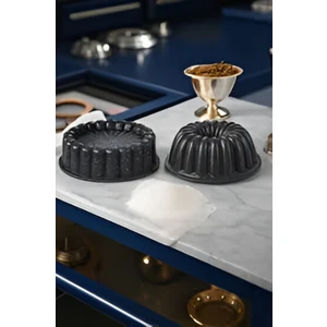 2’li Granit Döküm Kek & Tart Kalıbı 26 cm – Siyah