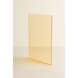 20 x 25 Yüksek Isıya Dayanıklı Şömine/kuzine/soba Camı 4 mm - Seramik Cam (Bal Rengi, Şeffaf)