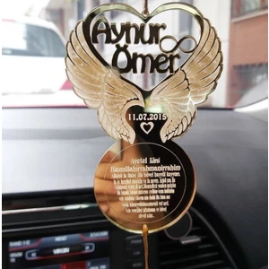 Olur O Zaman Kişiye Özel Tarihlidikiz Aynası Süsü (Sonsuzluk Sembollü)