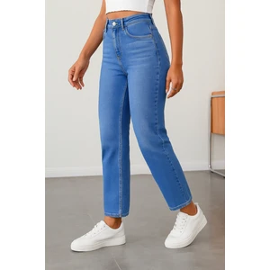 Cedy Denim Kadın Yüksek Bel Soho Boyfriend Jean C599