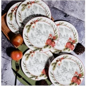 YLB1116 Yuvarlak Servis Tabağı 26 cm 6'lı