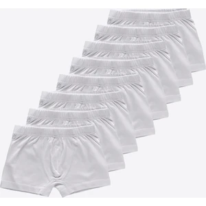 Erkek Çocuk 8'li Pamuk Elastan Boxer 8M209