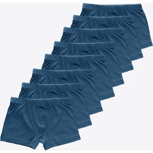 Erkek Çocuk 8'li Pamuk Elastan Boxer 8M209