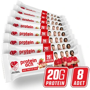Protein Bar - Strawberry Cake - 50G x 8 Adet