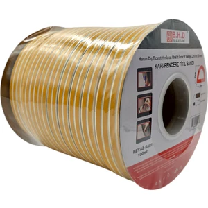 B.h.d BHD00479 100MT Kapı ve Pencere Fitil Bandı Beyaz Kauçuk