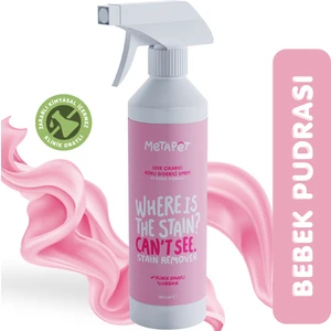 Bebek Pudrası Kokulu Kedi Idrar Ve Çişi Giderici, Tuvalet Lekelerini Çıkarıcı Sprey, 500 ml