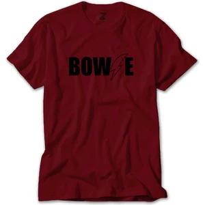 David Bowie Logo Kırmızı Tişört Liyada