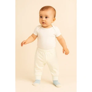 Yenidoğan Bebek Çoraplı Tek Alt Pantolon