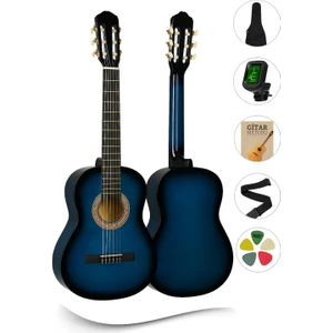 CE-55BL Mavi Klasik Gitar 4/4 ( Taşıma Kılıfı, Gitar Askısı, Tuner, Metod ve Pena Hediyeli)