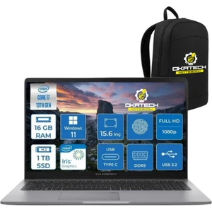 Expertbook P1 P1503 Intel Core I7-13700H 16GB Ddr5   1TB SSD Wın 11 Pro 15.6 Fhd Intel UHD Taşınabilir Bilgisayar + NOTEBOOK ÇANTASI