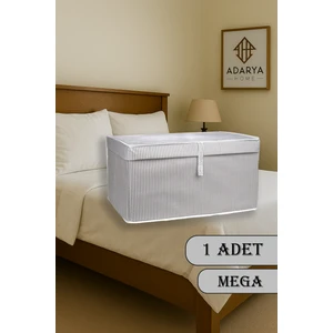 Adarya Home 1 Adet Kapaklı Kutu Hurç 60 x 40 x 30 Mega Boy