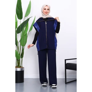 İmaj Butik Lacivert Yelek Pantolonlu Takım