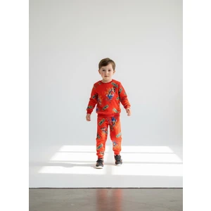 Kumrunun Dünyası Renkli Alt Üst Takım Pijama Takımı (Kalıbı Dar)