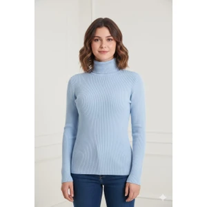 Stilim Trend Boğazlı Kazak Mevsimlik Kurtarıcı Parça Pamuklu Balıkçı Yaka Şardonlu Slimfit