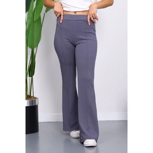 İmaj Butik Füme Yüksek Bel Çimalı İspanyol Pantolon