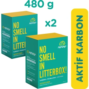 Aktif Karbon Kedi Kumu Koku Giderici, 480 Gram, Kokusuz Tuvaleti, Doğal Kum Kokusu Önleyici Aktif Karbonlu