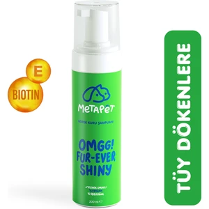 Köpek Tüyü Dökülmesini Engelleyici Kuru Köpük Şampuanı, Köpeklere için Dökümü Önleyici, Tüy Bakımı