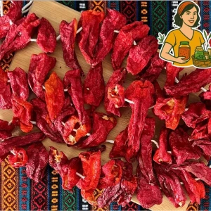 Fatoş Yöresel Kuru Dolmalık Kapya Biber 25 Adetli