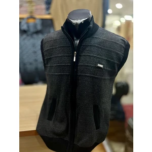 Erkektrikofermuarlıcepli Büyük Beden Yelek