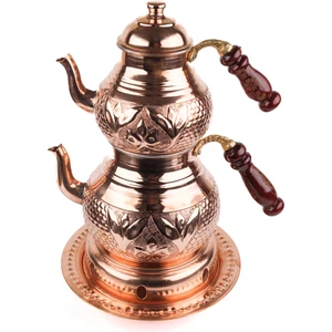 Bakır Ocaklı Çaydanlık