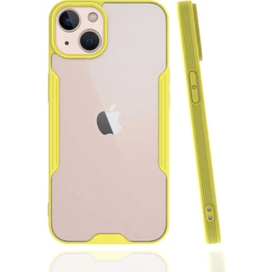 iPhone 13 Mini Kılıf Nxxa Parfe Kapak-Sarı