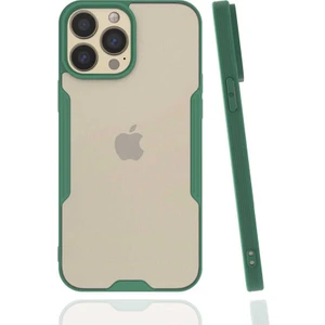 iPhone 13 Pro Max Uyumlu Nxxa Parfe Kapak-Koyu Yeşil