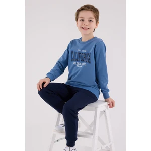 Rolypoly Erkek Çocuk Mavi Eşofman Takımı